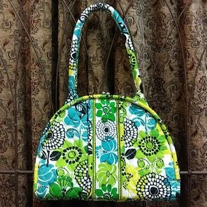Vera Bradley Alice Kisslock Dome Limes Up Purse